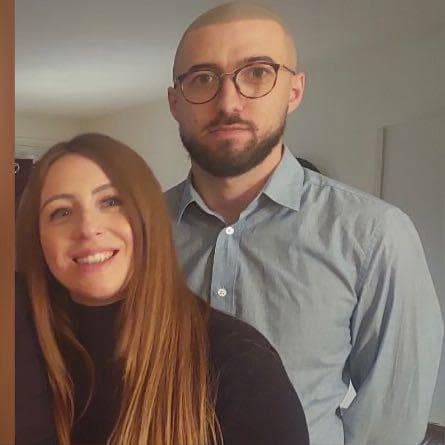 Julien Fam avec sa femme